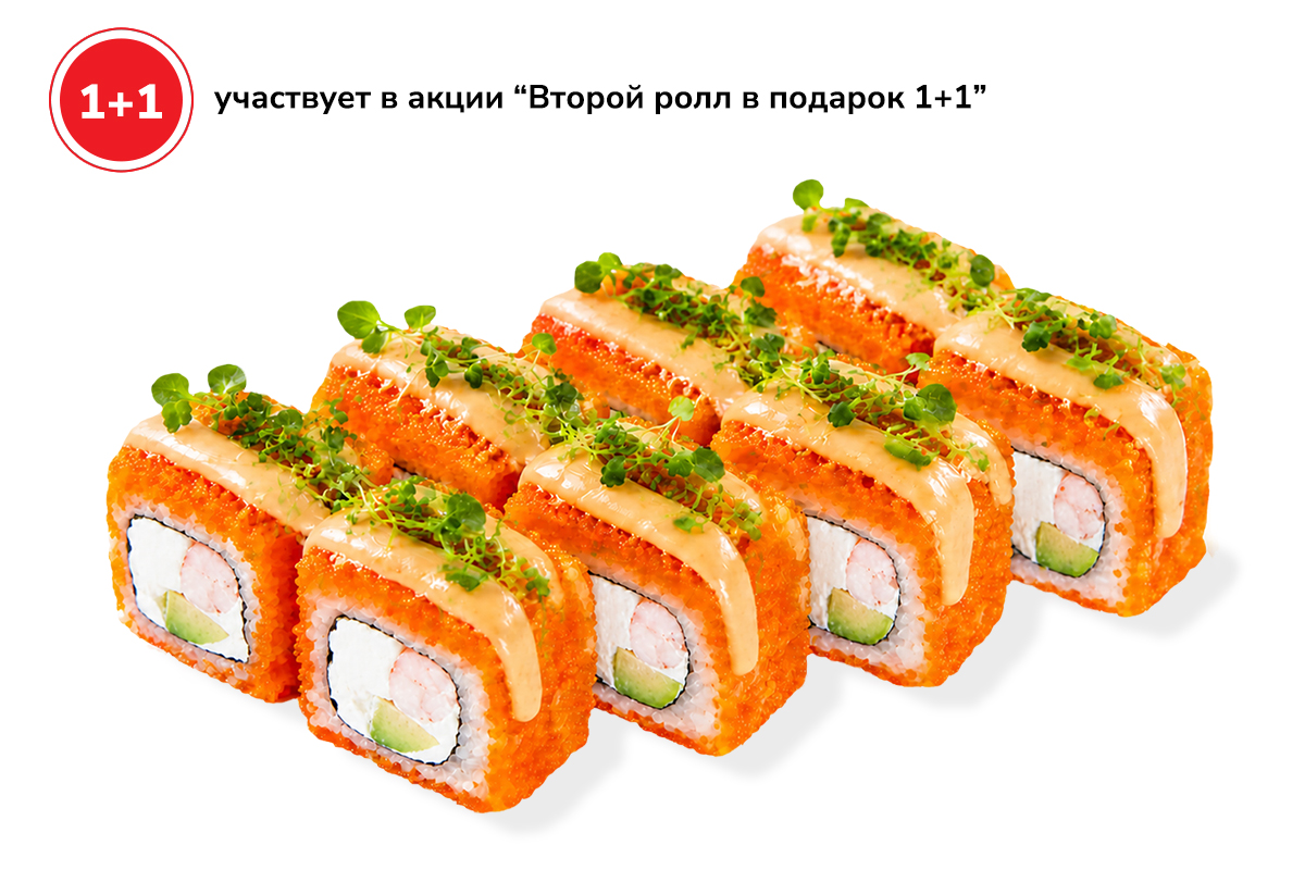 картинка Калифорния креветка спайси от магазина Sushi-Love